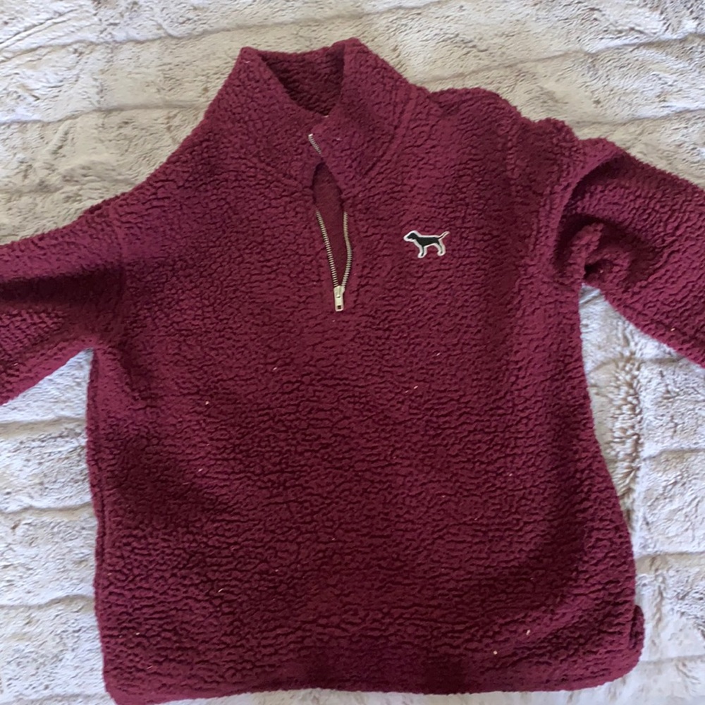 maroon jacket from pink